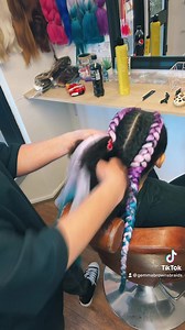 When the actual mini Fleur East comes for braids 💜 | Gemma Browns Braids