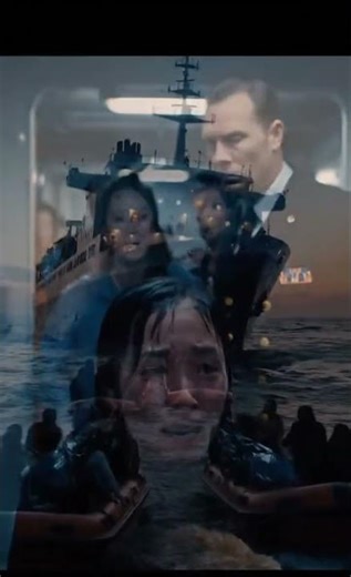 Cinematic Dawn: A Sinking Ship's Haunting Beauty in 4K #VisualStorytelling