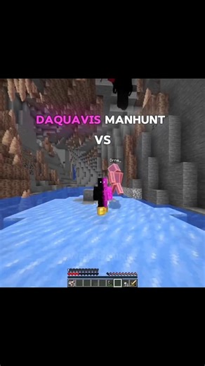 Daquavis Manhunt VS Dream Manhunt ☠️ #minecraftshorts