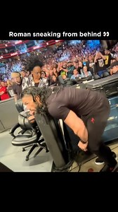 Roman outta nowhere? Randy Orton was somewhere in the arena smiling like a proud dad 🥹 (🎥 heydyxiomara on TikTok) | Haroon Twins