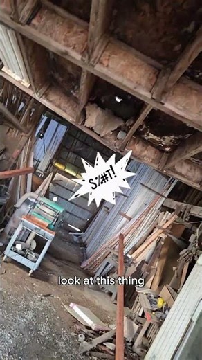 MacGyver move to save this cracked header! 🛠️ 💪 🪵 #diy #tools4life #woodworking #construction #home]