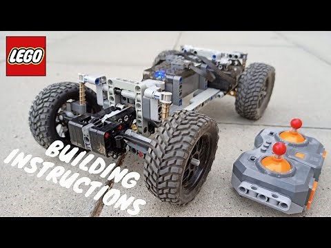 LEGO Technic RC 4x4 mini with Buggy Motor BUILDING INSTRUCTIONS (step-by-step)