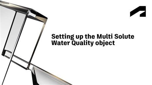 Multi Solute Water Quality simulations for complex reactions - Setting up the Multi Solute Water Quality object | Autodesk