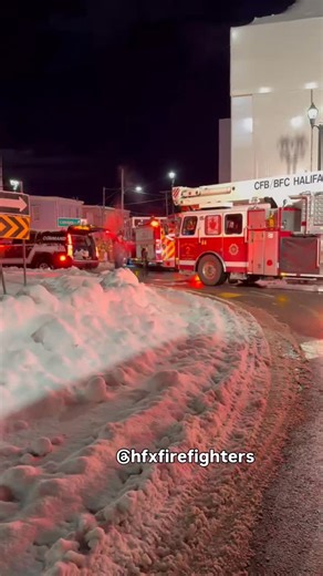 Halifax Professional Fire Fighters on Instagram: "Active Incident – Halifax Armoury At 4:07 AM, #hfxfirefighters responded to assist DND for reports of alarms sounding at the Halifax Armoury on North Park Street in Halifax. Our members quickly arrived and discovered an active fire. The call was upgraded to a structure fire and has since escalated to above a second alarm, including support from DND Dockyard fire. Crews are actively working, and operations remain ongoing at this time. 🚧 Expect si