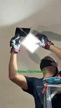 How to Installing LED Light into Plaster Ceiling