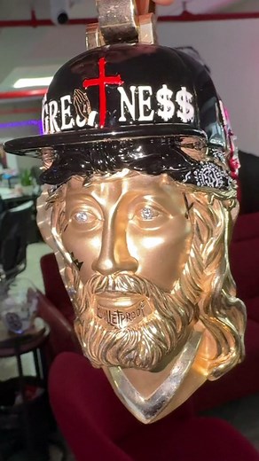 Custom Trump & Jesus Gold Jewelry by TraxNYC