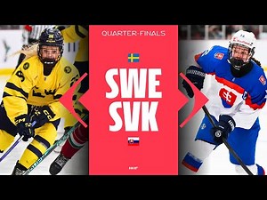Quarter-finals: Sweden vs Slovakia | 2026 U18 #WomensWorlds