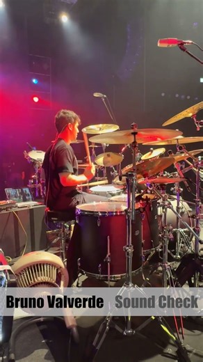 Pearl Drums Global Official on Instagram: "【Bruno Valverde - ANGRA】 @bruno_valverde is in rehearsal and doing a soundcheck for the JAPAN TOUR 2025. 🔥 Check out his Pearl Drums setup: [Kit Configuration] ■Drum Set Masters Maple – Matte Black Mist (124) ・22"x18" Bass Drum (w/o Tom Mount) ・08"x07" Tom Tom ・10"x07" Tom Tom ・12"x08" Tom Tom ・14"x14" Floor Tom ・16"x16" Floor Tom ・18"x16" Floor Tom ■Snare Drum ・STH1450S SensiTone Steel 14"x5" ■Hardware ・B-1030 Boom Cymbal Stands ・H-1050 Hi-Hat Stand ・