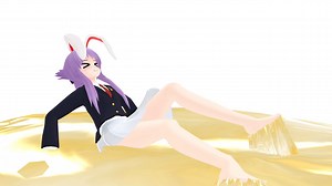 [東方mmd]Reisen stuck in sticky glue