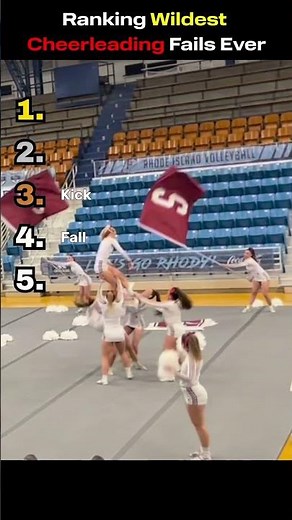 Ranking the Wildest Cheerleading Fails Ever 📣😳 (Part 2)