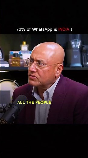 70% of WhatsApp is INDIA