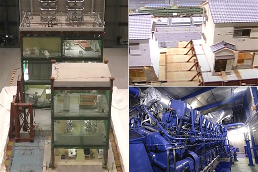 Up-Close Look at the World's Largest Earthquake Simulator, Includes 10-Story Building