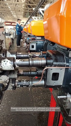 Precision in Progress: Engine Testing on the Assembly Line