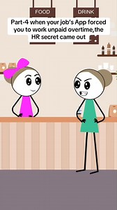 Part-4 When your job's App forced you to work unpaid overtime, the HR secret came out Og Voice: Mell #animation #animationmeme #work #worklife #manager #managersbelike #corporatelife #usa | Sleek Animations