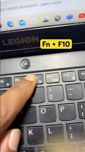 Lenovo Legion 5 Series Laptop Touchpad Not Working Problem#macnitesh#keyboardtricks#2025short#lenovo