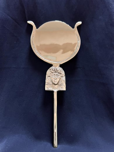 Golden Hathor Ritual Mirror Ancient Egyptian Decor Made in Egypt - Etsy