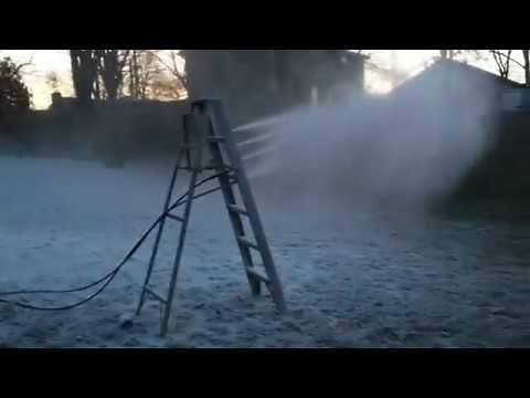 Homemade Snowmaker - Make snow at home