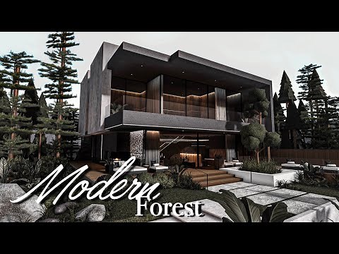 Modern Luxury Forest House | Bloxburg House Build