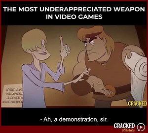 60K views · 375 reactions | Maybe it's not about the big, legendary sword, but the unique items we find along the way. | Cracked.com | Facebook