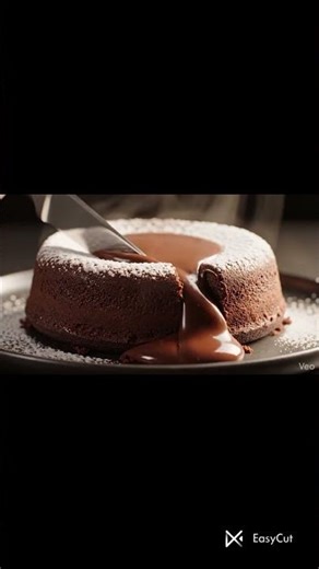 Cutting Choco Lava Cake 🍫🔥 | Satisfying ASMR#asmr