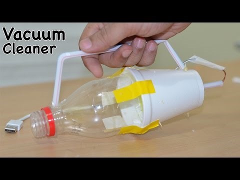 How to make a Vacuum Cleaner using Foam Cup at home - Easy