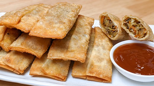 egg rolls au porc (Pâtés Impériaux) - Hop dans le wok!