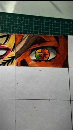 Anime Eye Alphabet Project - "D" #shorts #drawing #anime