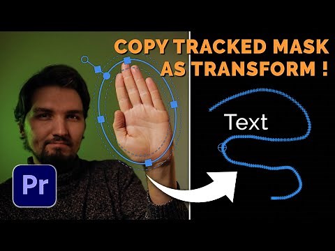AUTOMATIC MOTION TRACKING IN PREMIERE PRO - track like in After Effects with Mask To Transform