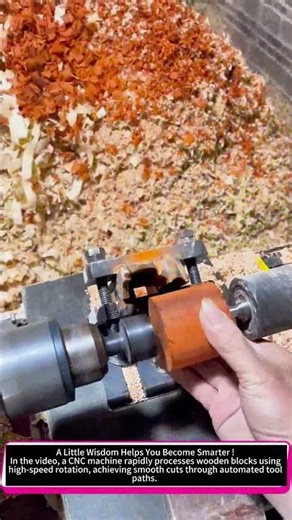 The process of CNC high-speed turning processing of wood products