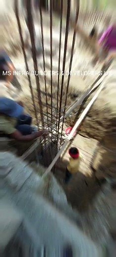 column center line installation work