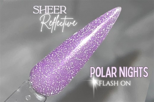 POLAR NIGHTS- Reflective Glitter Nails, Dip Nails, Diy Nails, Winter Nails, Dip Powder, Nail Dip - Etsy