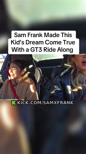 Sam Frank Made This Kid’s Dream Come True With a GT3 Ride Along #samfrank #gt3