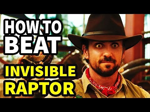 How To Beat The INVISIBLE DINOSAUR in "The Invisible Raptor"