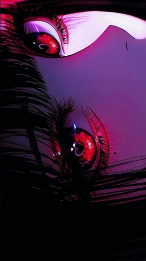 Anime Girl Eyes - Live Wallpaper (Loop) - [4K HD] - Mobile Version #shorts