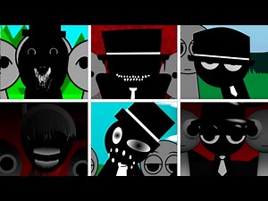 Incredibox Sprunki - ALL BLACK / Normal Version VS Horror Version / V9