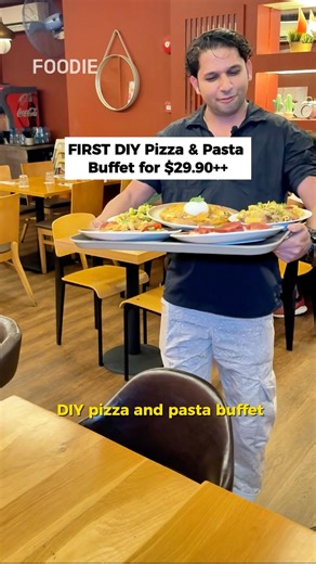 624K views · 3.4K reactions | FIRST DIY Pizza & Pasta Buffet In Singapore  There are more than 20 toppings and you can have it free-flow for 90minutes!  Buffet : $29.90++ A la carte : $19.90++ @doughityourselfsg 340 Joo Chiat Road ⏰ 12pm-3pm , 6pm-11pm (Daily) | Singapore Foodie | Facebook