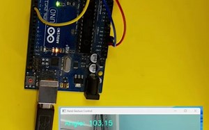 opencv python 串口通信 TTL通信 手势识别 arduino 上位机 单片机通信 手势控制