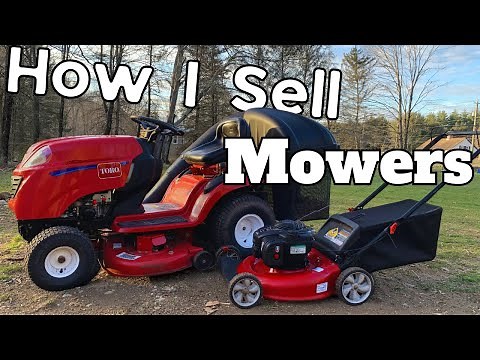 This is how I sell TRACTORS and LAWN MOWERS on Facebook Marketplace: Toro LX 426 Tractor / MTD mower