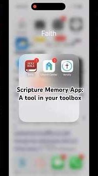 Do you have a scripture memory app in your phone? I like Versify. Which one do you like?