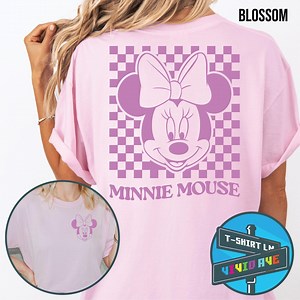 Retro Minnie Mouse Shirt Vintage Minnie, Disney Vacation Shirt, Disneyland Minnie Shirt, Magic Kingdom Shirt Classic Minnie Tee Mouse - Etsy
