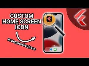 Custom Launcher Icon on Home Screen with Flutter (flutter_launcher_icons) #Flutter #AppDevelopment