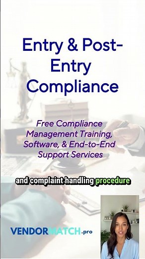 VendorMatch.pro: Entry & Post Entry Compliance