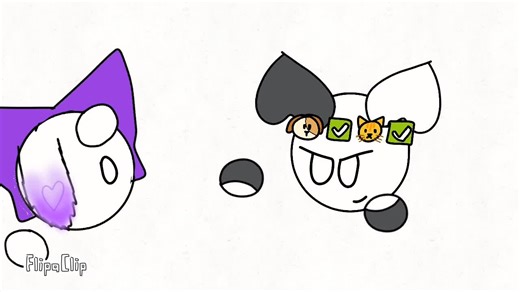 #FlipaClip @ROBLOX 1# HATER @lulu🐱✅🐶✅