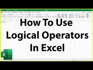How To Use Logical Operators In Excel - Excel Tutorial