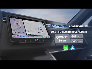 Best 10.1" Double DIN Android Car Stereo 2025 | 6GB RAM, CarPlay & Android Auto | EONON UX6SK PLUS
