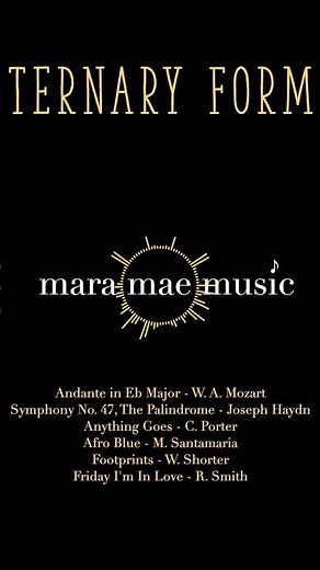 Ternary Form #musictheory #jazz #composition #piano #music #tutorial #classicalmusic