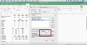 Mac - Using the Solver Add-in for Excel