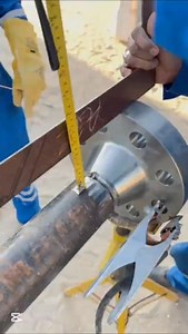 4” joint fit up pipe to flange #WeldingWorks #fabrication #UnitedStates #flange #pipelinewelder #weldingart | Welding Works