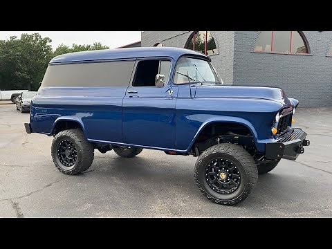 Custom 1955 Chevy K20 Panel Truck