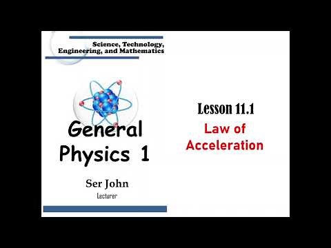 Lesson 11.1 Law of Acceleration